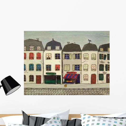 Peinture Rue Wall Decal