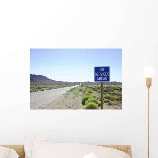 No Services Ahead Wall Decal