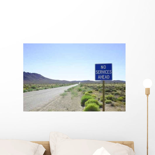 No Services Ahead Wall Decal