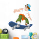 Skateboard Boy Wall Decal