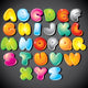 Alphabet Wall Decal Sticker Set
