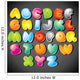 Alphabet Wall Decal Sticker Set