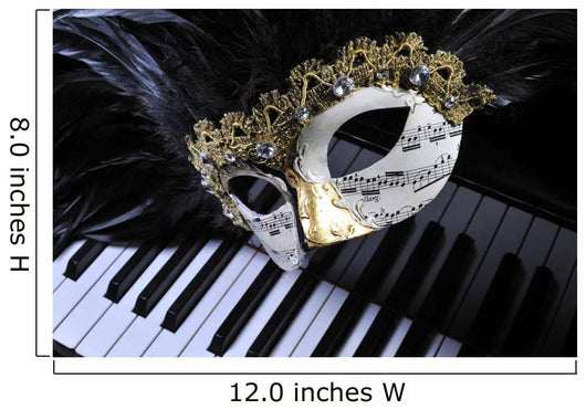 Mask on Wings Wall Mural