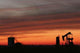 Oil Pump Sunset Wall Decal