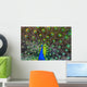 Blue Peacock Wall Decal