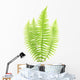 Fern Leaf White Wall Decal