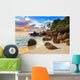 Tropical Beach Sunset Wall Decal Design 1