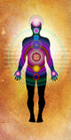 body chakras - healing energy Wall Mural