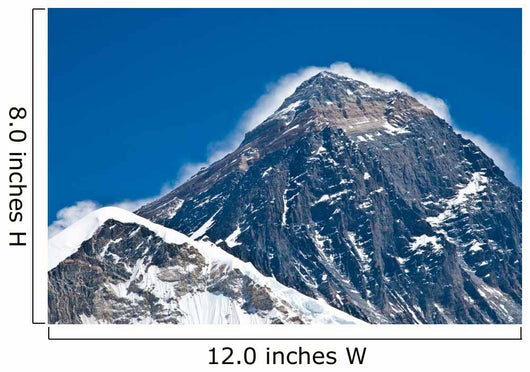 Top of the Mount Everest view from Kala Pattar, Nepal Wall Mural