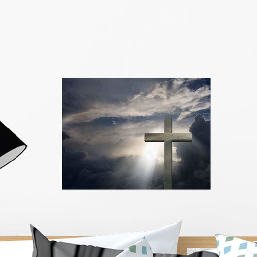 Dramatic Cross Wall Decal