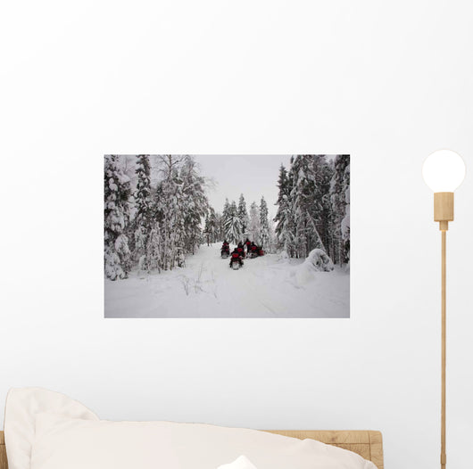Pathfinder Winter Snowmobile Wall Decal