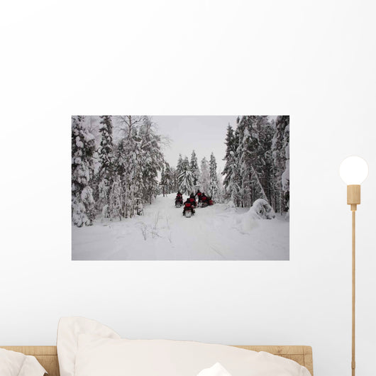 Pathfinder Winter Snowmobile Wall Decal