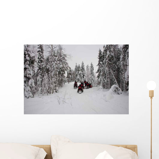 Pathfinder Winter Snowmobile Wall Decal