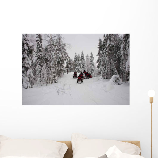 Pathfinder Winter Snowmobile Wall Decal