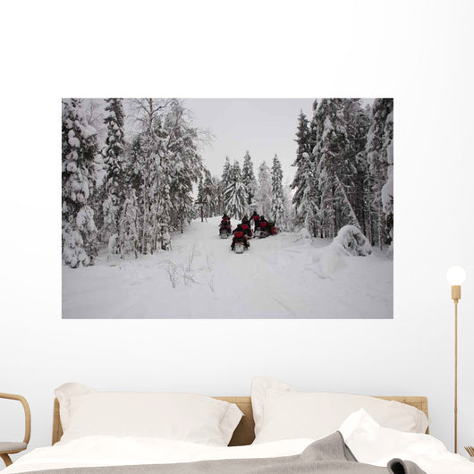 Pathfinder Winter Snowmobile Wall Decal