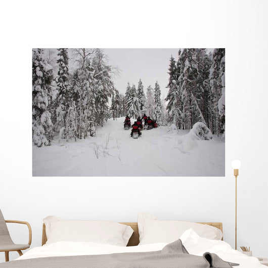Pathfinder Winter Snowmobile Wall Decal