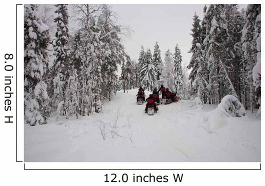 Pathfinder Winter Snowmobile Wall Decal