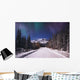 A Winter Road Wall Mural