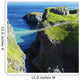Carrick-a-rede Rope Bridge, County Antrim, Northern Ireland Wall Mural