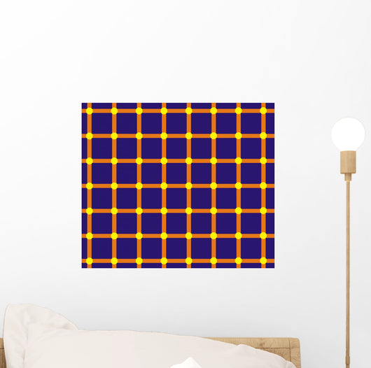 Optical Illusion Wall Mural