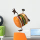 Handstand Hamburger Wall Decal