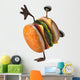 Handstand Hamburger Wall Decal