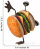 Handstand Hamburger Wall Decal
