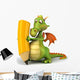 Dragon and Pencil Wall Decal