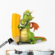 Dragon and Pencil Wall Decal
