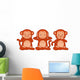 See No Evil Hear Wall Mural