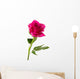 Single rose Wall Decal