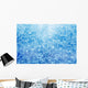 Frosty natural pattern on winter glass with drops Wall Mural