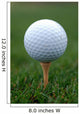 Golf Ball on Tee Wall Mural