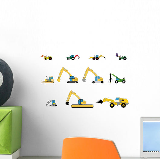 Children's toys digger Wall Decal