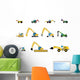 Children's toys digger Wall Decal