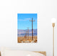 power lines death valley Wall Mural