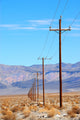 power lines death valley Wall Mural