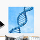 Digital illustration of a dna Wall Mural