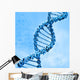 Digital illustration of a dna Wall Mural