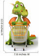 Dragon and Shopping Wall Decal