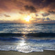 Scenic Sunrise on the Beach Wall Mural