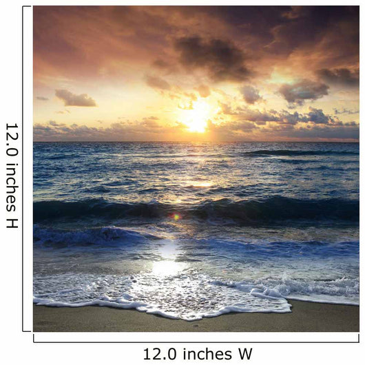 Scenic Sunrise on the Beach Wall Mural