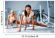 Two woman  at the fitness club Wall Mural