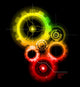 Glowing Techno Gears