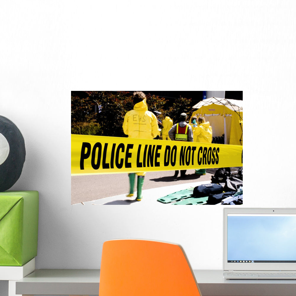 Police Line-ehs Wall Mural – Wallmonkeys