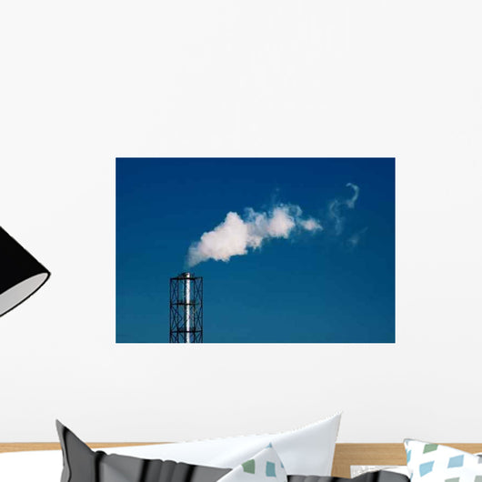 Smoking Factory Chimney 7598 Wall Decal