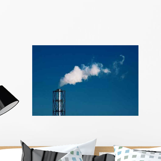 Smoking Factory Chimney 7598 Wall Decal
