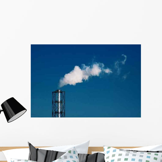 Smoking Factory Chimney 7598 Wall Decal