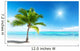 Palm and Sea Wall Mural