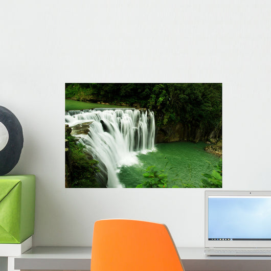 shi feng waterfall Wall Mural